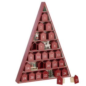 Ξύλινο Advent Calendar Δέντρο με 24 Wax Melts